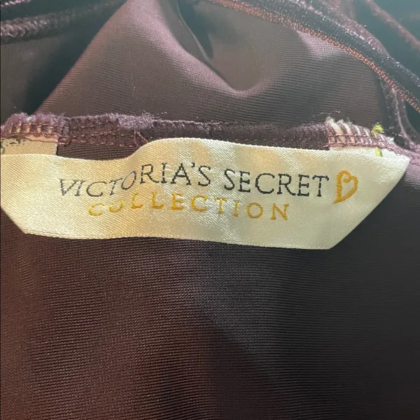 Victoria's Secret burgundy Maxi Dress with Embellished Bodice - Image 5
