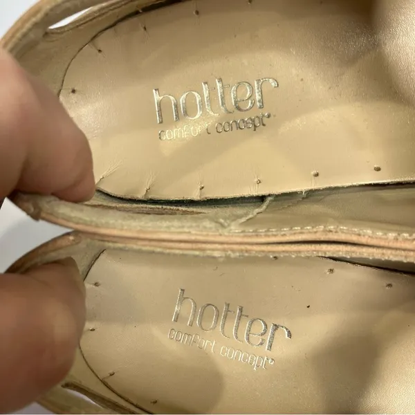 Hotter‎ tan flats size 10 - Image 5