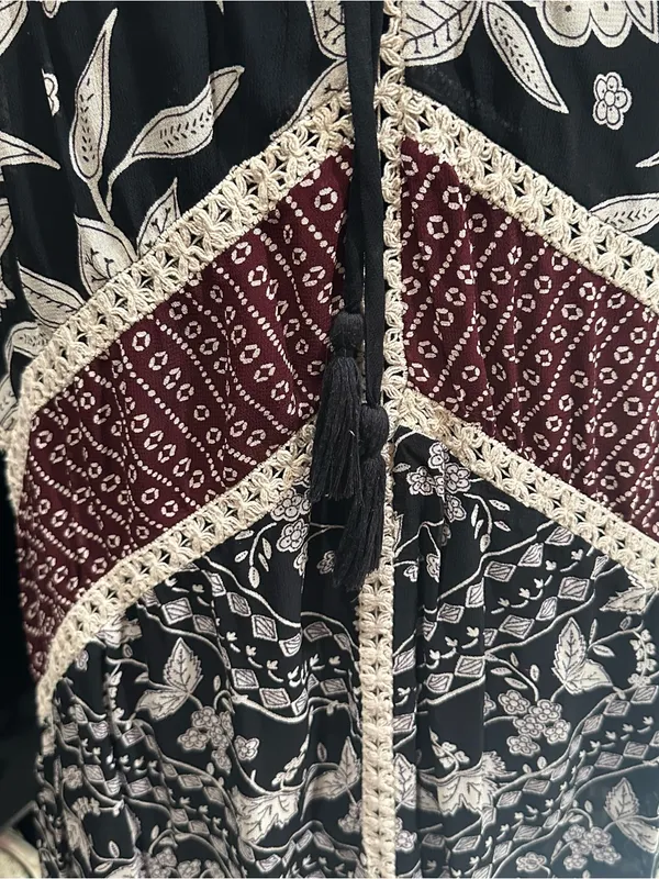 Anthropologie Floreat Embroidered Grasslands Midi Dress – Floral – Size Small - Image 13