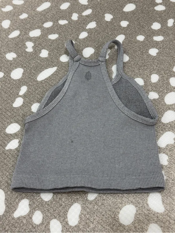 FP Movement Happiness Runs Long Cropped Tank Top ribbed workout sports bra - Image 2