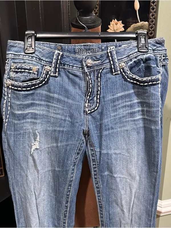 Miss Me JP55014‑13 Bootcut Jeans – Classic Embellished Pockets – Size 30 - Image 2
