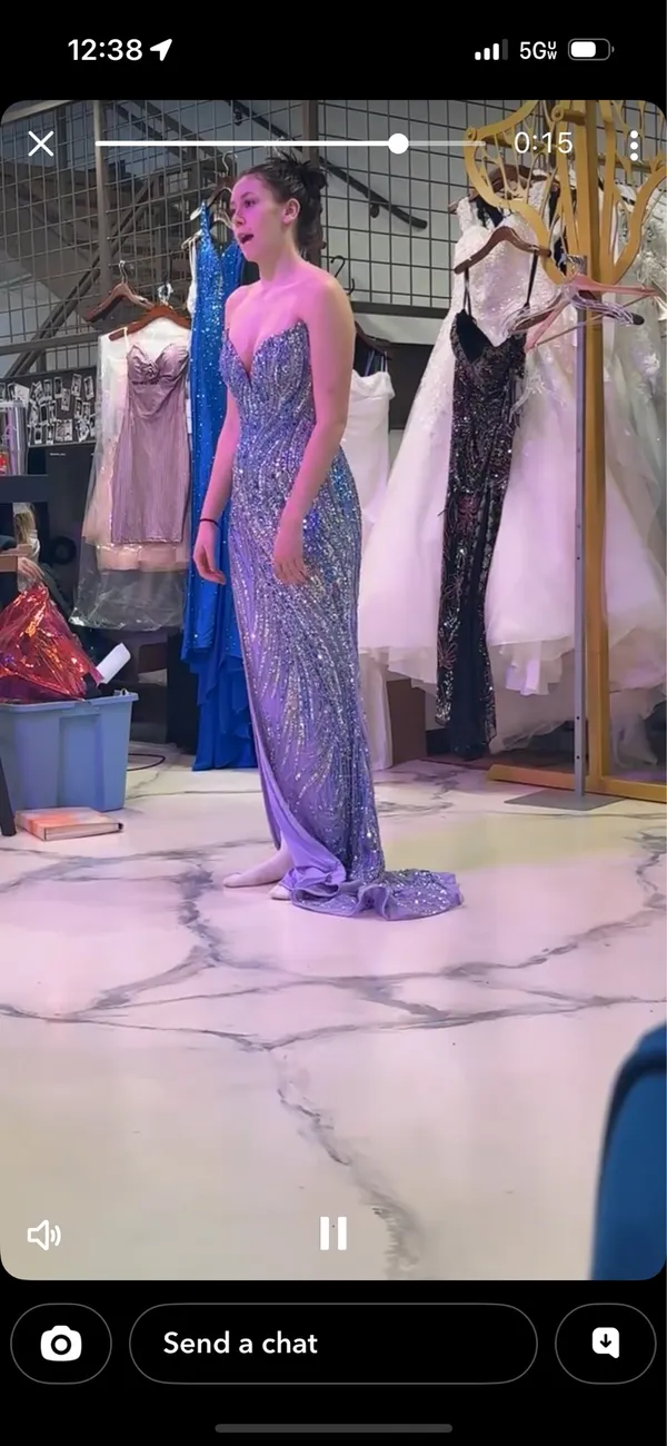 Purple Prom Dress Amarra Style 88291 - Image 3