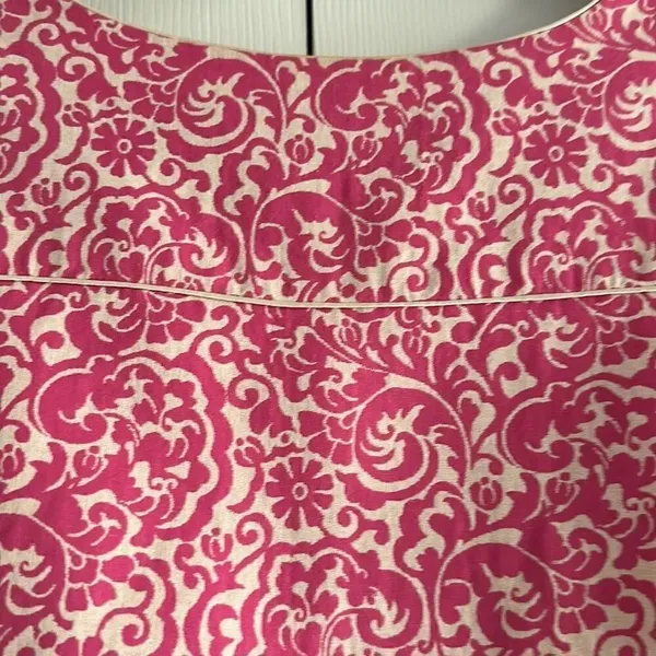 Lily Pulitzer Women’s Daytime Party Pink & Cream Tank Sheath Dress Size 4 - Image 2