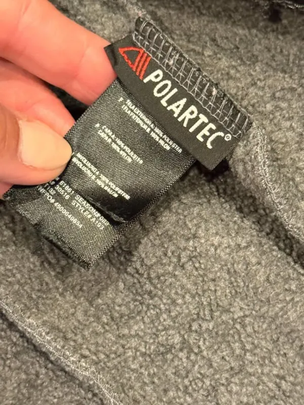 The North Face women's XL gray/black Denali fleece coat - Image 3