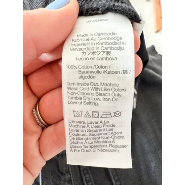Madewell | NWT | The Brynn Long Short in Levin Wash | Sz 23 - Image 10