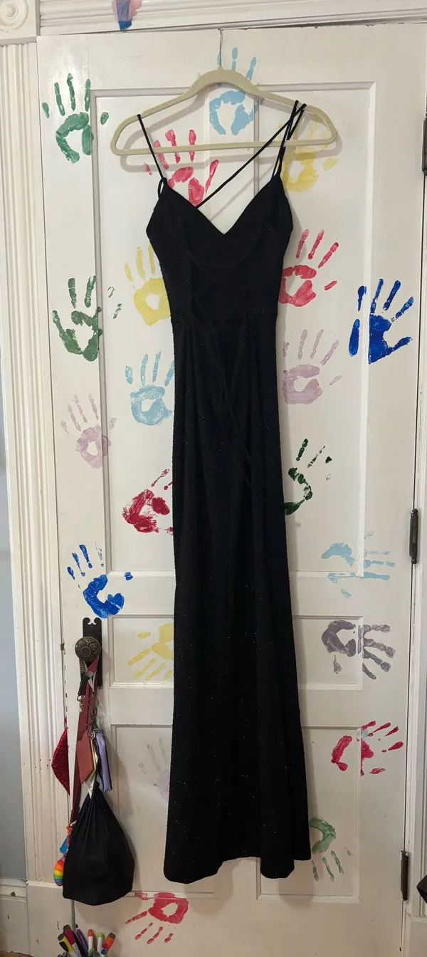 Sparkly Windsor Dress Black Formal - Image 2