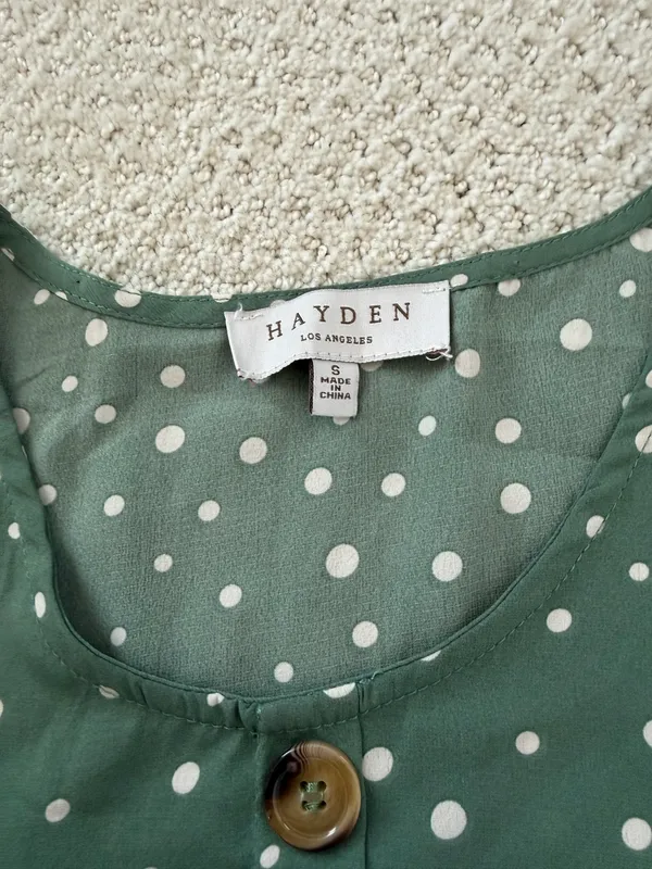 Green dress Hayden Los Angeles - Image 3