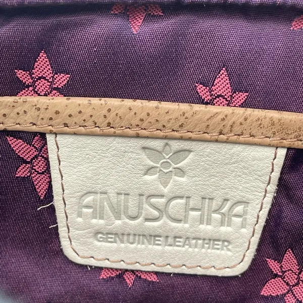 New Anuschka Hand Painted Leather RFID Camera Crossbody Bag Magical Wings - Image 6