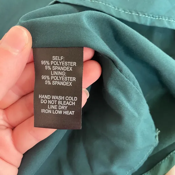Lulu’s Emerald Green Satin Mini Dress With Ruffle Detail Size Small - Image 9