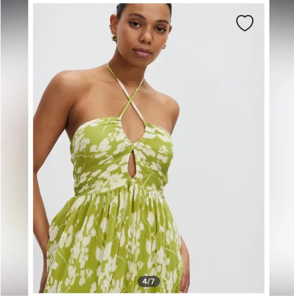 Abercrombie Green Maxi Dress - Image 2