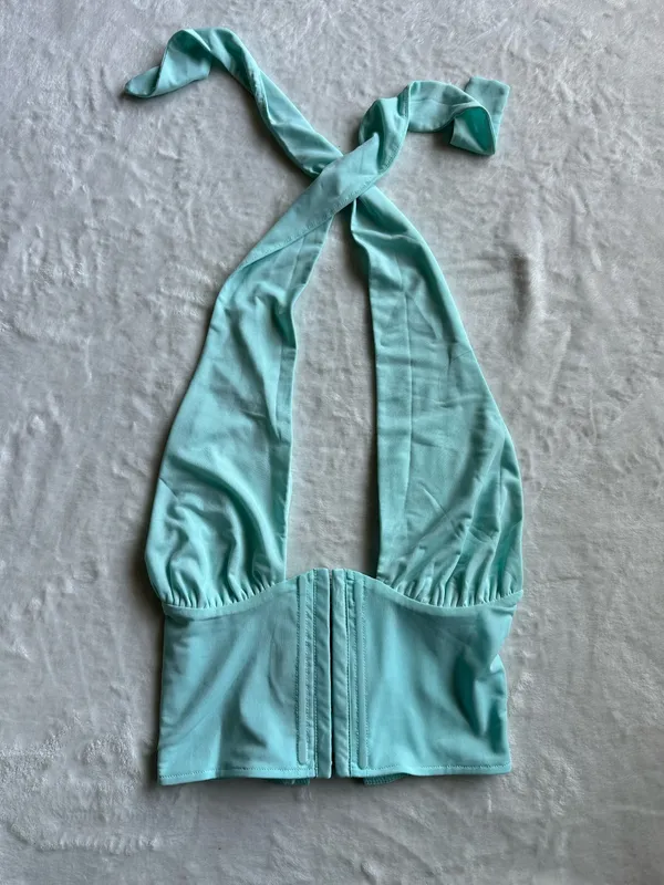 Outcast Clothing Charlee Top Ice Blue - Image 4