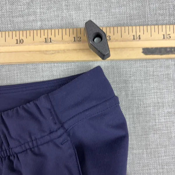 Lululemon Pants Womens 2 Blue Woven Track Jogger Drawstring Pockets Gym Yoga - Image 6