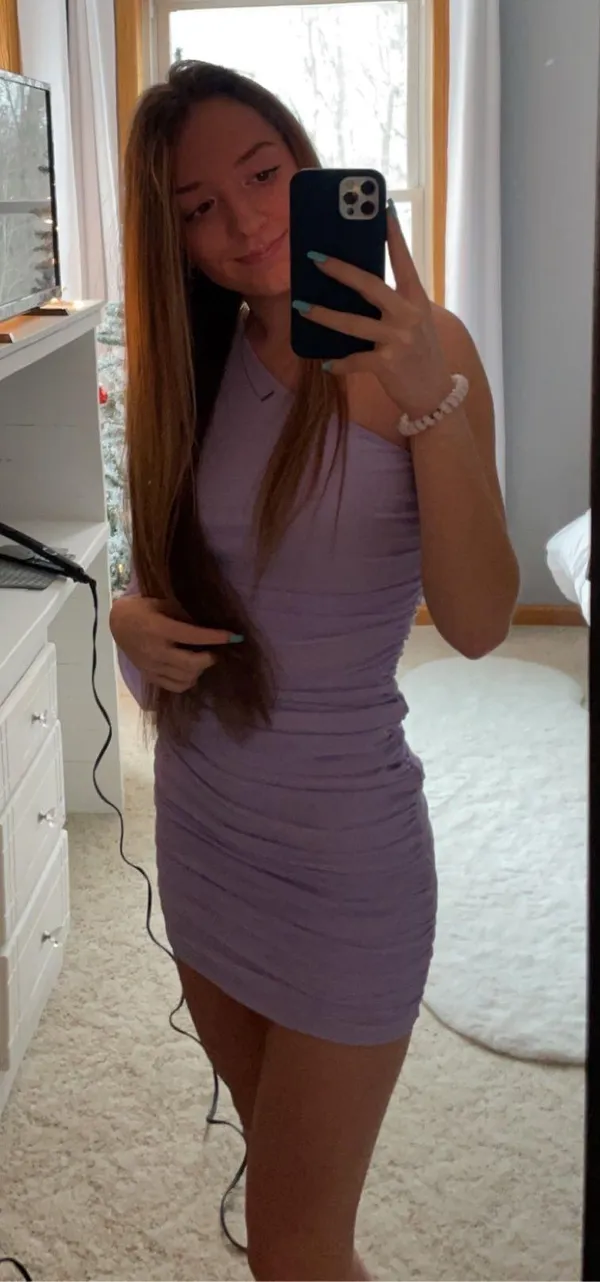 formal dress Purple - Image 4