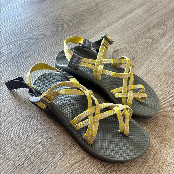 Chacos Z Cloud X2 Sandals Womens Prime Yellow Strappy Sport Hiking Water - Image 4
