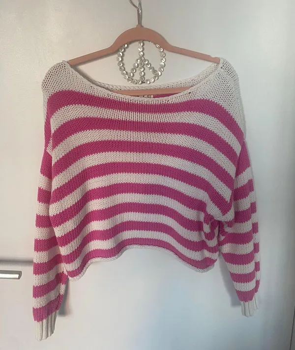 Aerie Off The Shoulder Crochet Sweater - Image 3