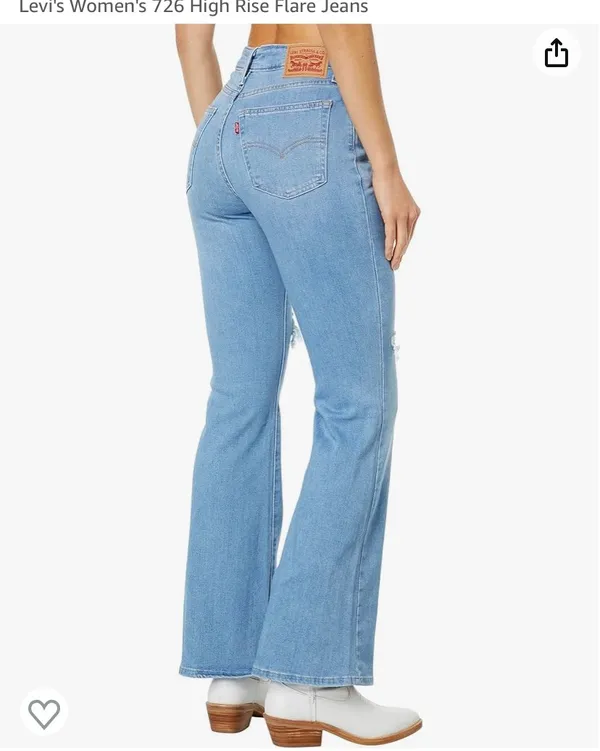 Levi's 726 High-Rise flare Jeans - Image 2