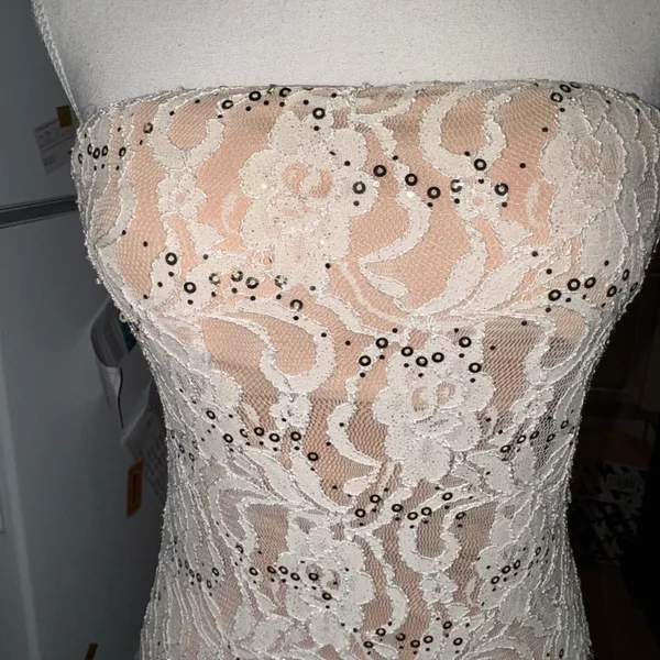 Jump Strapless lace & sparkle mermaid gown - Image 5