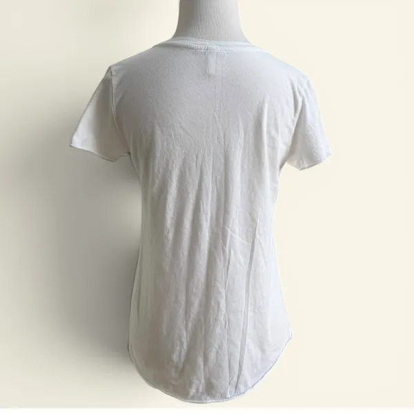 Michelle by Comune Radiate Love White Graphic Tee, Size XS, MSRP $25 - Image 3