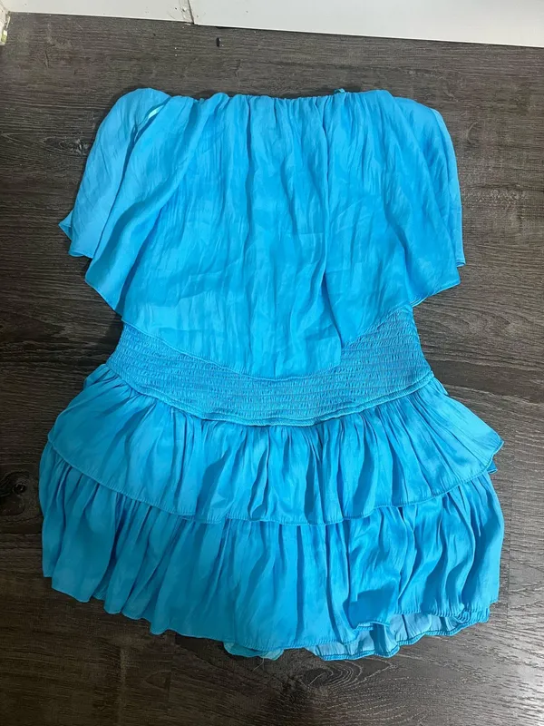 Lily Rain Dress Blue - Image 2