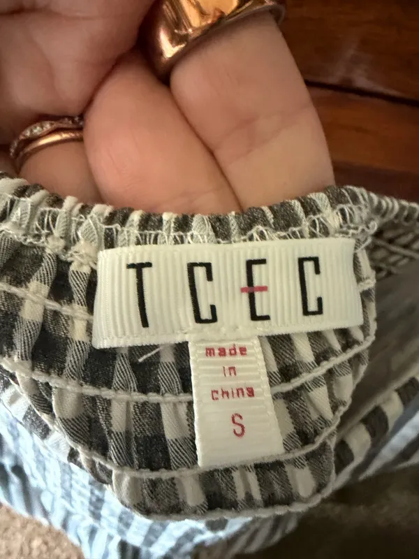 TCEC Dress gingham grey - Image 2
