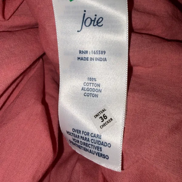 Joie Tea Rose Sleeveless Cotton Maxi Dress Medium - Image 7