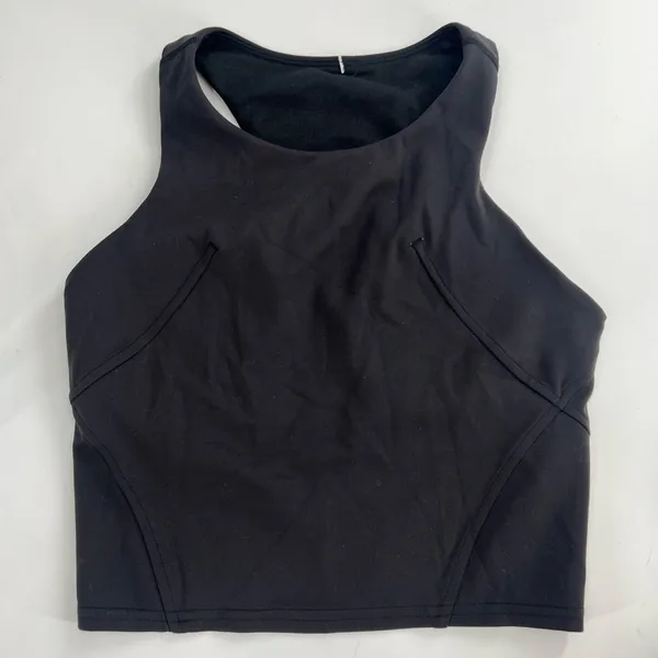 Lululemon Invigorate Training Tank Top Black sz 2‎ - Image 3