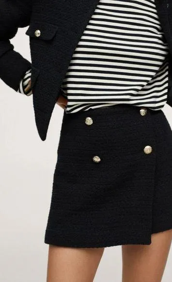 Mango tweed button mini skirt! - Image 2