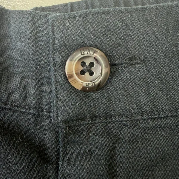 GAP Black Utility Cotton Lyocell Twill Blend Tapered Casual Jogger Pants Small - Image 4