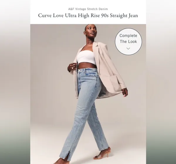 Abercrombie & Fitch The 90's Straigh - Ultra High Rise, Size 28 6r. - Image 9