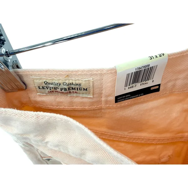 Levis Premium High Loose Taper Jeans Peach Apricot Free People Barrel Relaxed 31 - Image 6