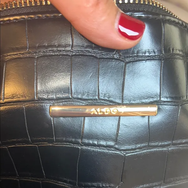 Aldo Black‎ Crocodile-Embossed Crossbody Bag - Image 6