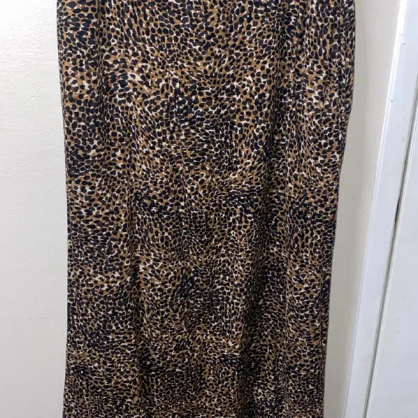 Old Navy Brown and Black Maxi Pencil Skirt - Image 2