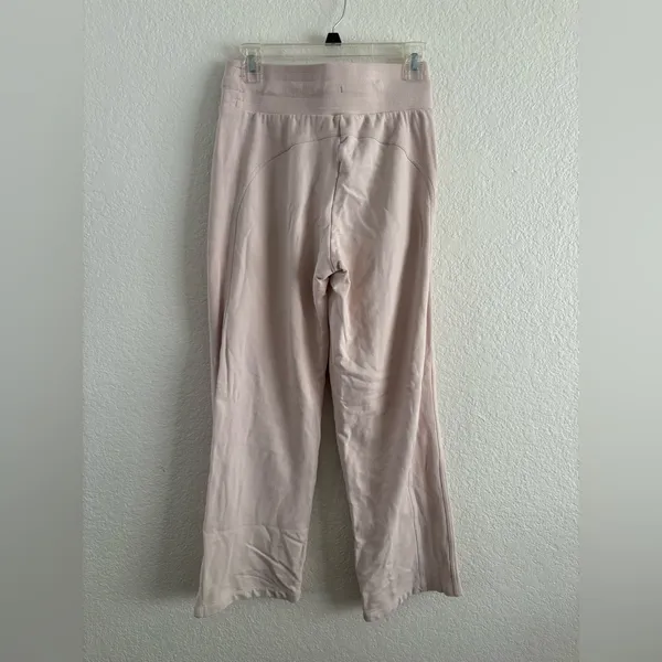 JoyLab Sweatpants Size S Blush Pink Wide Leg Ribbed Trim Drawstring‎ Pockets - Image 4