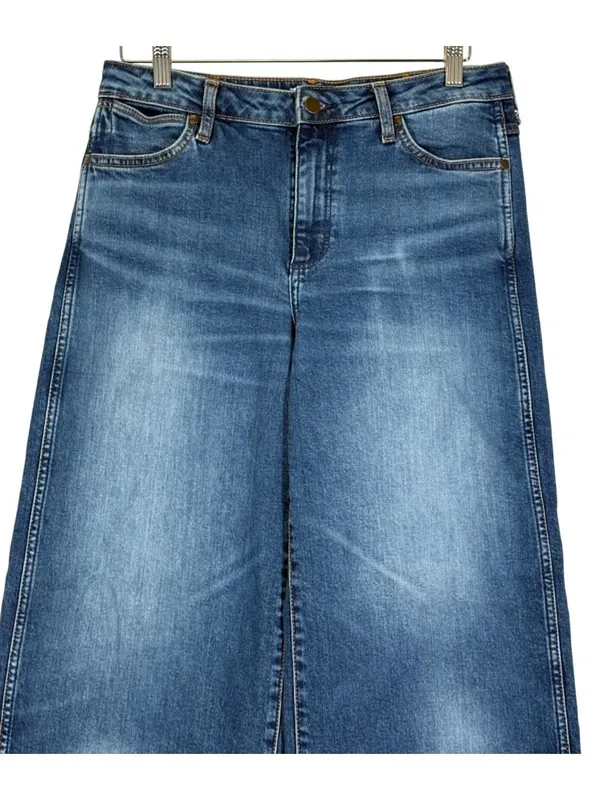 WRANGLER Worldwide Mid Rise Wide Leg Jeans Size 29 - Image 4