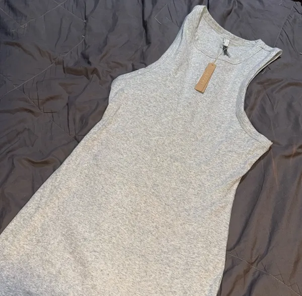 Skims Cotton Rib Tank Dress - Image 2