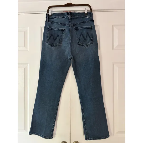 Mother The Tripper Ankle Jeans Catch Me If You Can High Rise Straight Leg 32 - Image 2