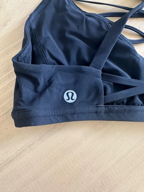 Lululemon Laced With Intent Bra Black 6 - Image 3