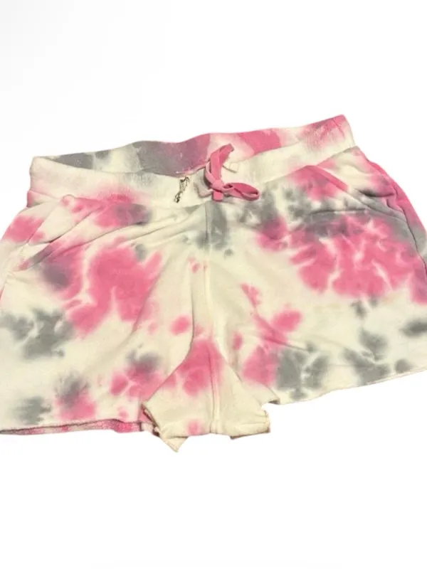 Free People Kelly Washed Tie Dye Two Piece Set Pink Grey Small EUC - Image 3
