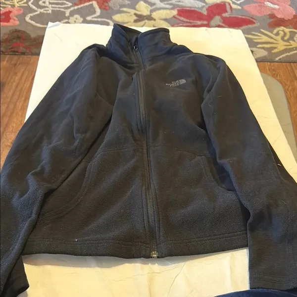 The North Face‎ Dark Jacket Women's Medium Fleece Fitted - Image 3