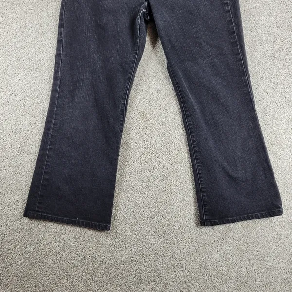 Lauren Jeans Co Ralph Lauren Womens Jeans 14 Black Classic Cowboy Bootcut Denim - Image 6