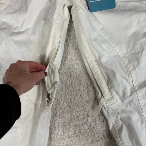 Burton Women's Dryride Stow Cargo Snow Pant XS White Rock Salt New With Tags - Image 3