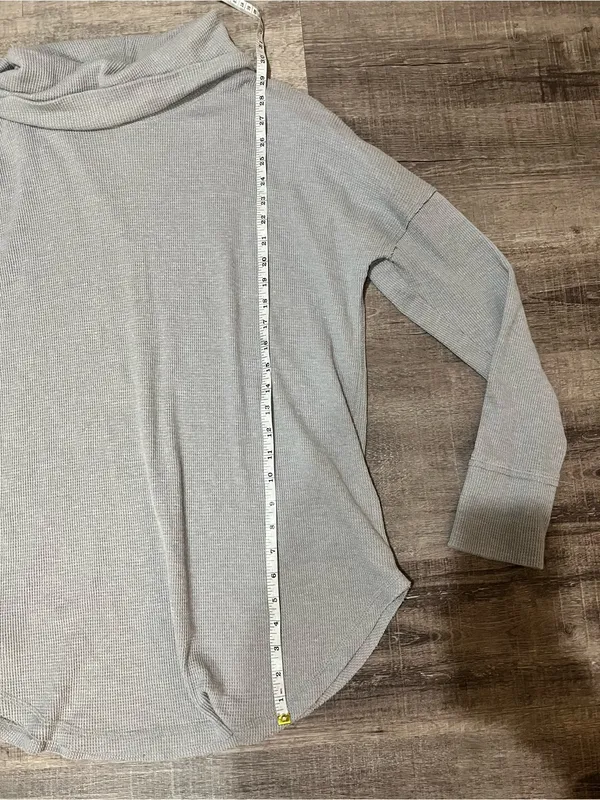 MAEVE BY ANTHROPOLOGIE Ainsley Thermal Turtleneck Sweater In Grey - Image 7