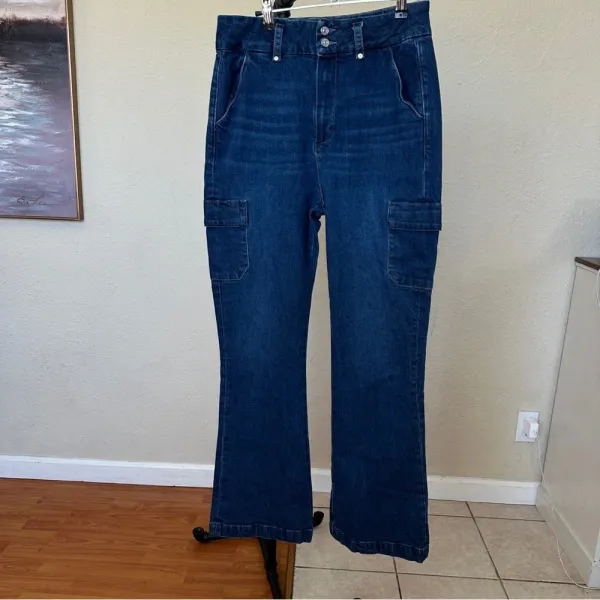 PAIGE Dion Jeans with cargo pockets size 31‎ dark wash - Image 6