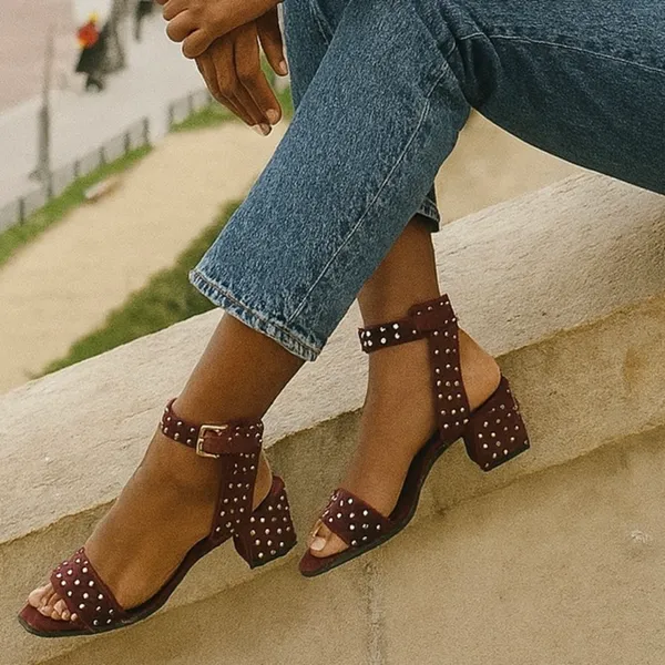 sol sana porter studded sandals Eur 36 - Image 2