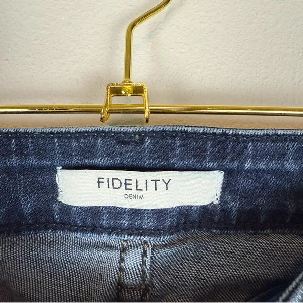 Fidelity‎ Denim Katie High Rise Classic Flare Wide Leg Jeans St Tropez Size 25 - Image 8