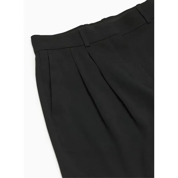 ✨Aritzia Babaton Pleated Mid-Thigh Black Sz 4 Shorts✨ - Image 8