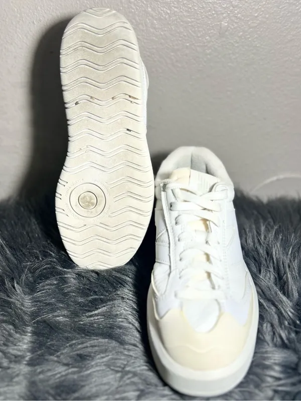 New Balance CT302 Trainers White / Moonbeam Low-Top Platform Sneakers Size 6.5 - Image 7