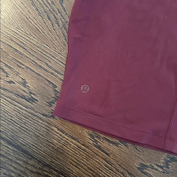 Lululemon All Aligned mock neck, red Merlot - Image 5