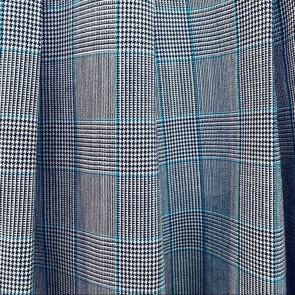 PENDLETON Houndstooth 100% Wool Pleated Skirt Size 10 - Image 6