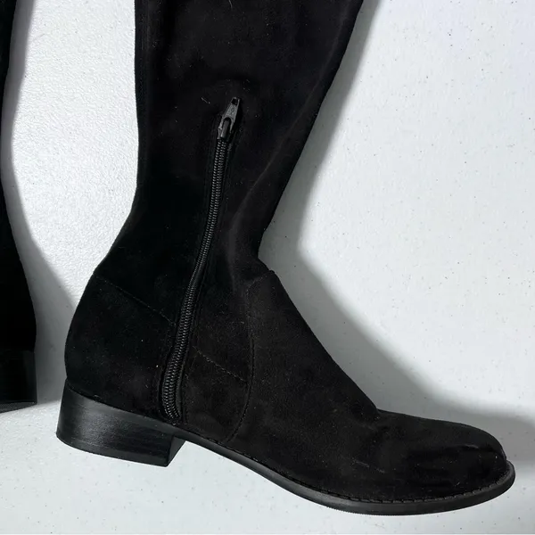 A New Day Black Faux Suede Over-the-Knee Boots - Image 8
